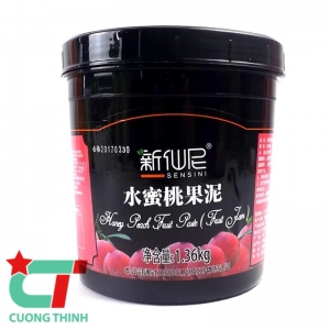 Mứt Sensini hộp 1,36kg - vị đào mật ong