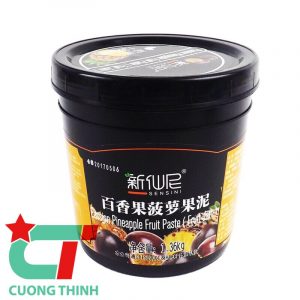 Mứt Sensini hộp 1,36kg - vị dứa chanh dây