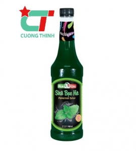 Siro Golden Farm 700ml - Mamarosa bạc hà