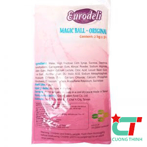 Hạt ngọc trai - trân châu trắng 3Q Eurodeli -  dâu