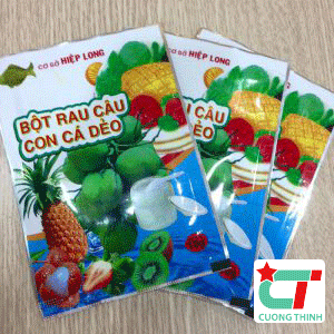 Bột rau câu con cá dẻo Hiệp Long hộp 12 gói